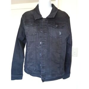 Classic Black Denim Jacket - Women's